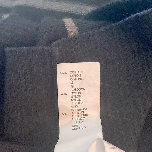 Gap Wool Blend V-Neck Button Down Cardigan Black Grey Size XS - Picture 7 of 8